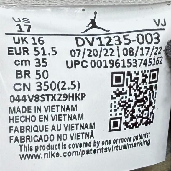 Jordan Granville Pro Mens Size 17 Sneakers Shoes Cool Black Gray Suede - Picture 9 of 9